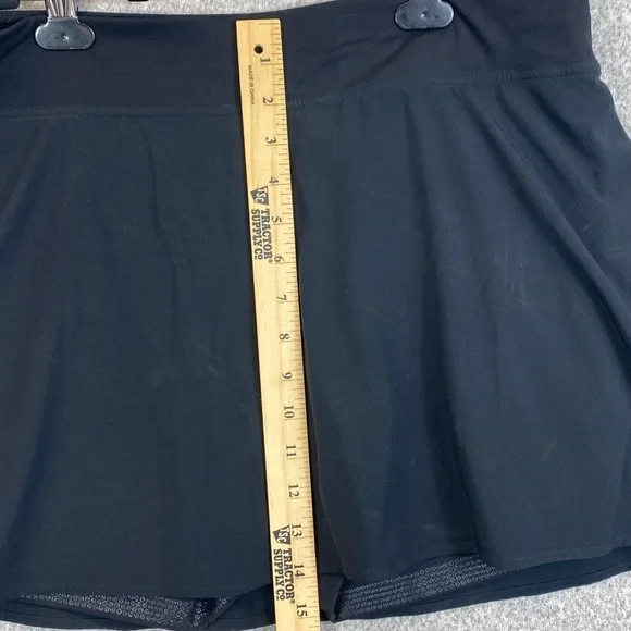 Lululemon lightweight high rise tennis skirt skort size 14 black inseam 3” - Picture 10 of 13